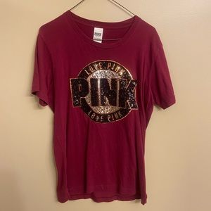 Pink oversized T-shirt